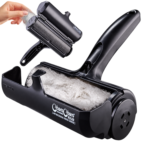 ChomChom Roller in Black — transparent background