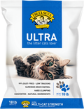 Dr. Elsey’s Ultra cat litter — 18 lb packaging — transparent background