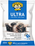Dr. Elsey’s Ultra cat litter — 40 lb packaging — transparent background