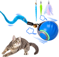 BABORUI Rechargeable Interactive Cat Toy Ball — transparent background