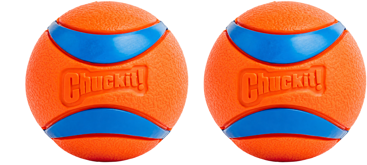 Chuckit! Ultra Ball Dog Toy — Medium, 2 Pack — transparent background