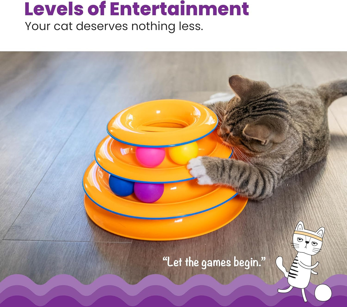 Catstages Tower of Tracks Cat Toy — view 2